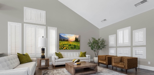 Shutters in a Salt Lake City living room