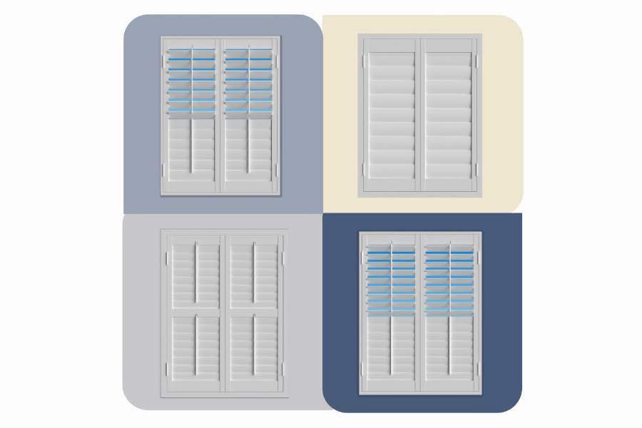 Use the Shutter Designer to see how Polywood shutters look with your Salt Lake City home's wall colors. Four images of Polywood shutters from the Shutter Designer