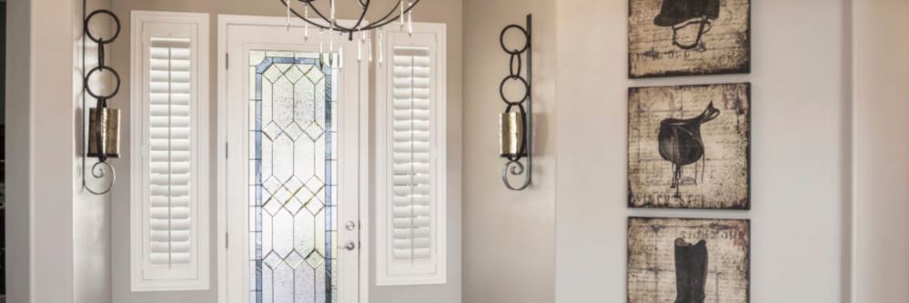 Front door with sidelights